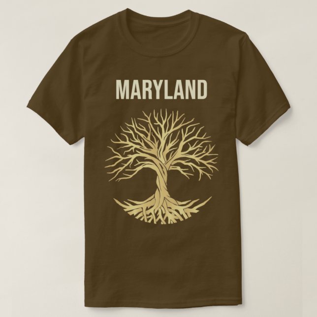 Camiseta Árvore De Vida Em Maryland (Frente do Design)