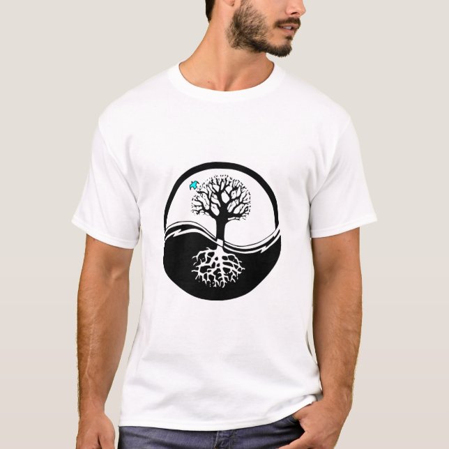 Camiseta Árvore de Yin Yang (Frente)