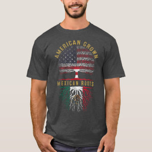 Camiseta Árvore Distante EUA Bandeira American Grown Meican