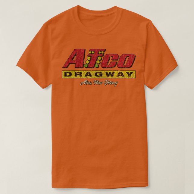 Camiseta Árvore do Atco Dragway Xmas Tree 1960 (Frente do Design)