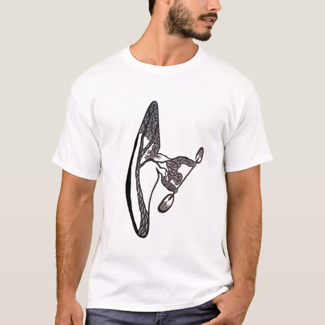 Camiseta árvore do caiaque (Frente)