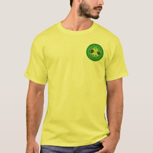 Camiseta Árvore do caril - parte dianteira e parte traseir