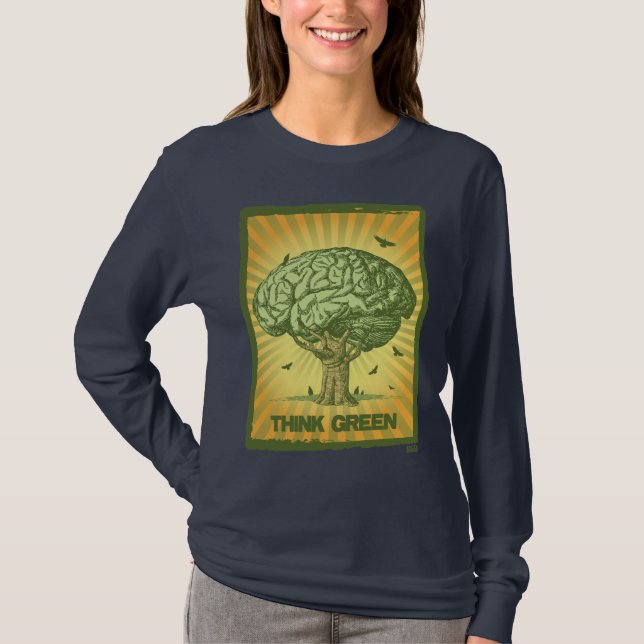 Camiseta Árvore do cérebro (Frente)