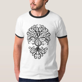 Camiseta Árvore do Clef de triplo