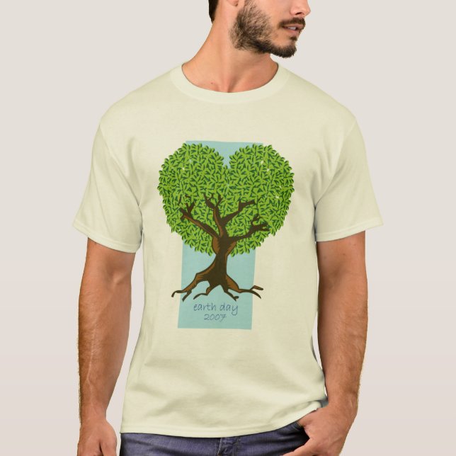 Camiseta Árvore do Dia da Terra (Frente)