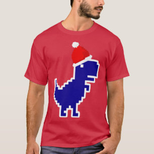 Camiseta Árvore do Dinossauro de Natal Rex Meninas Crianças