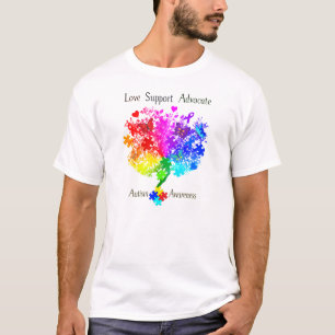 Camiseta Árvore do espectro do autismo