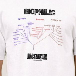 Camiseta Árvore do interior Biophilic de vida filogenétic