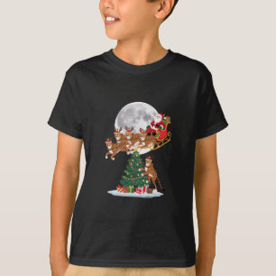 Camiseta Árvore do Natal Luz Papais noeis Engraçados Andand