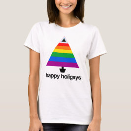 Camiseta Árvore do Orgulho do Progresso de Holigays Felizes
