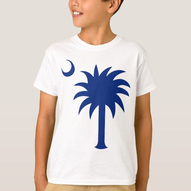 Camiseta Árvore do Palmetto de South Carolina (Frente)