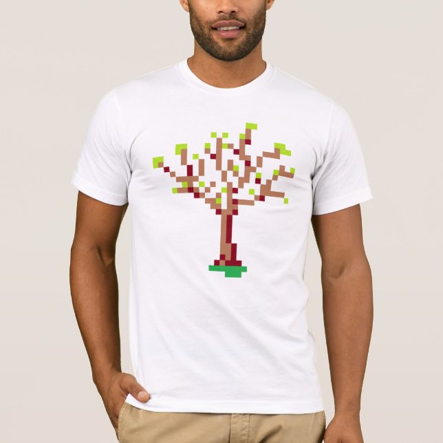 Camiseta Árvore do pixel (Frente)