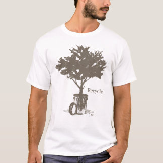 Camiseta Árvore do reciclar