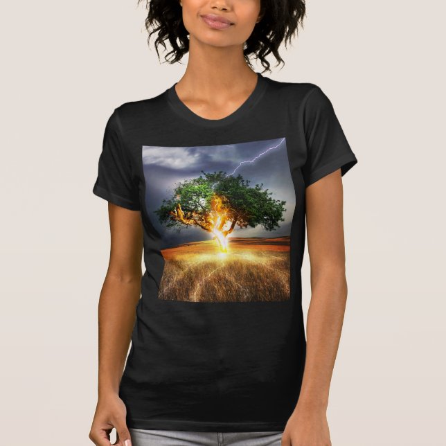 Camiseta Árvore do relâmpago (Frente)