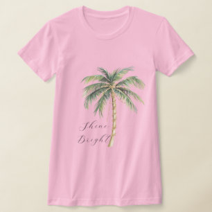 Camiseta Árvore Dourada de Palm Chic