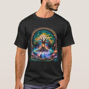 Camiseta Árvore Encantada Viking Midgard Thor Walhall