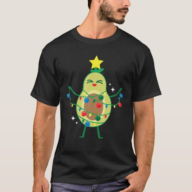 Camiseta Árvore Engraçado Legal Vegan Vegetal Natal (Frente)