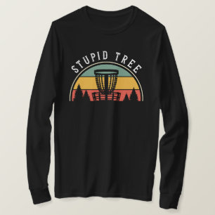 Camiseta Árvore Estúpida do Golf de Disco Engraçado