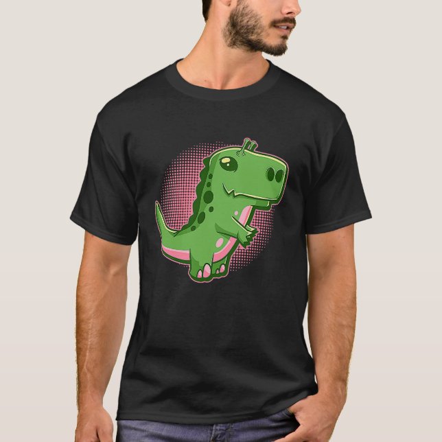 Camiseta Árvore Extraterrestres Rex Dinossauro de Alienígen (Frente)