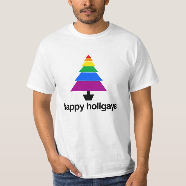 CAMISETA ÁRVORE FELIZ DE HOLIGAYS - .PNG (Frente)