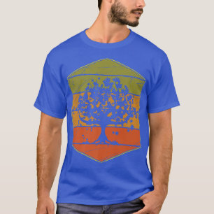 Camiseta Árvore Florestal Natural das Folhas de outono