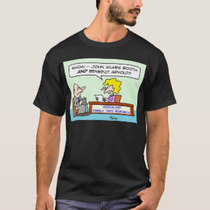 Camiseta árvore genealógica de Benedict arnold da cabine