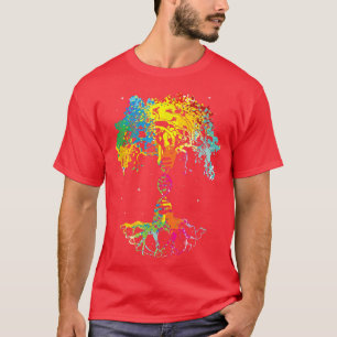 Camiseta Árvore Genética De DNA De Árvore Da Ciência Do Amb