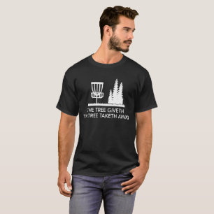 Camiseta Árvore Giveth o presente ausente do golfe do disc