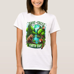 Camiseta Árvore Hino Dia da Terra