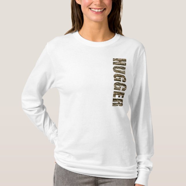 Camiseta Árvore Hugger ama árvores (Frente)