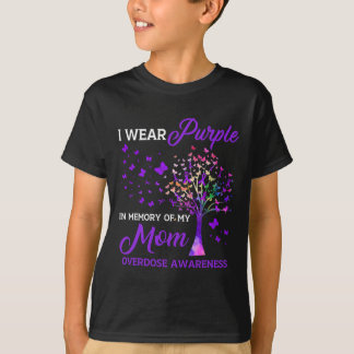 Camiseta Árvore I Veste Memória Roxa Dos Awarenes De Sobred
