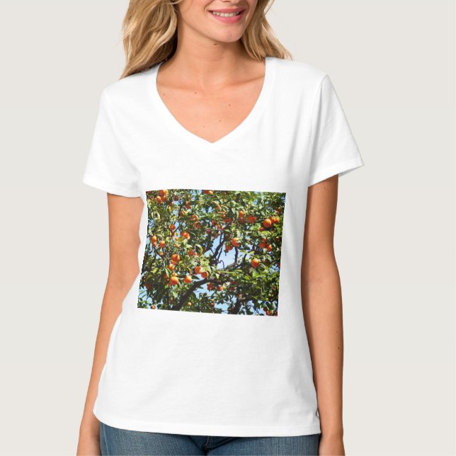 Camiseta Árvore laranja (Frente)