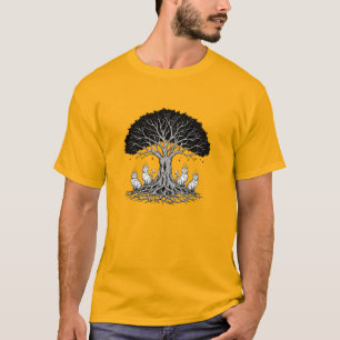 Camiseta árvore mística da vida