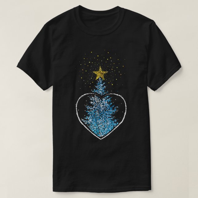 Camiseta Árvore Natal Árvore Árvore Natal Decência da Árvor (Frente do Design)