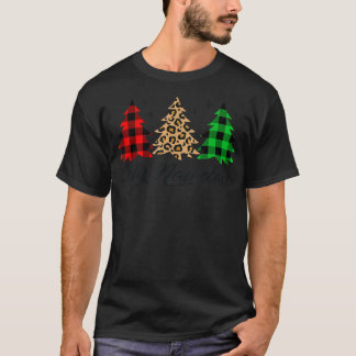 Camiseta Árvore Natal Da Xadrez Feliz Navidad Xmas Xm