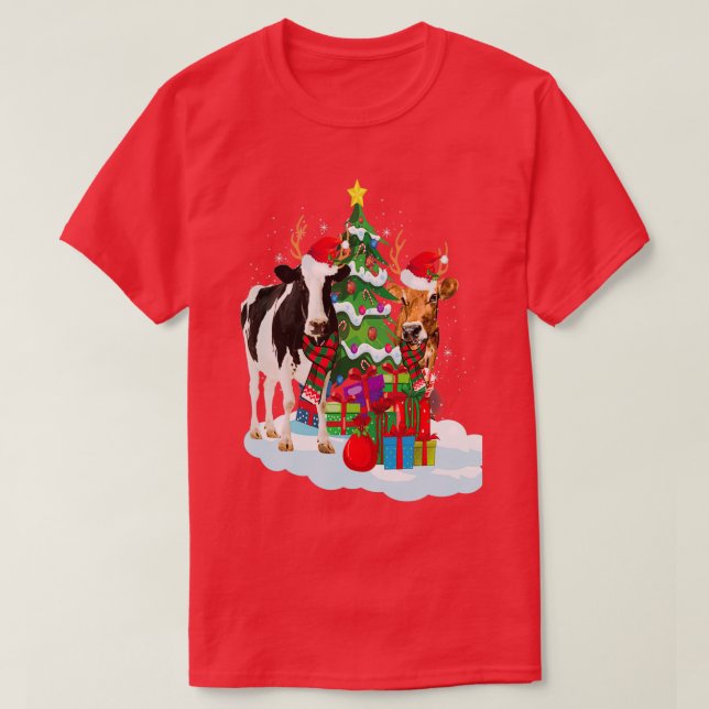 Camiseta Árvore Natal De Natal Engraçado (Frente do Design)
