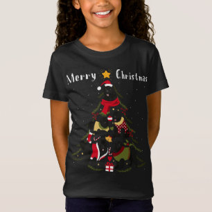 Camiseta Árvore Natal de Terra Nova - Cachorro Natal