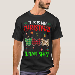 Camiseta Árvore Natal Pajama Borboleta Sobrevoada Animais X