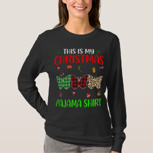 Camiseta Árvore Natal Pajama Borboleta Sobrevoada Animais X