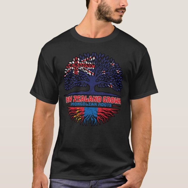 Camiseta Árvore neozelandesa da Mongólia (Frente)