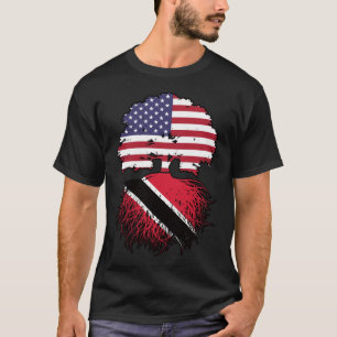 Camiseta Árvore norte-americana Trinidad e Tobago (Trinidad