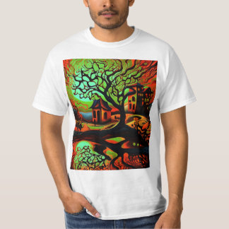 Camiseta Árvore óssea Refletida