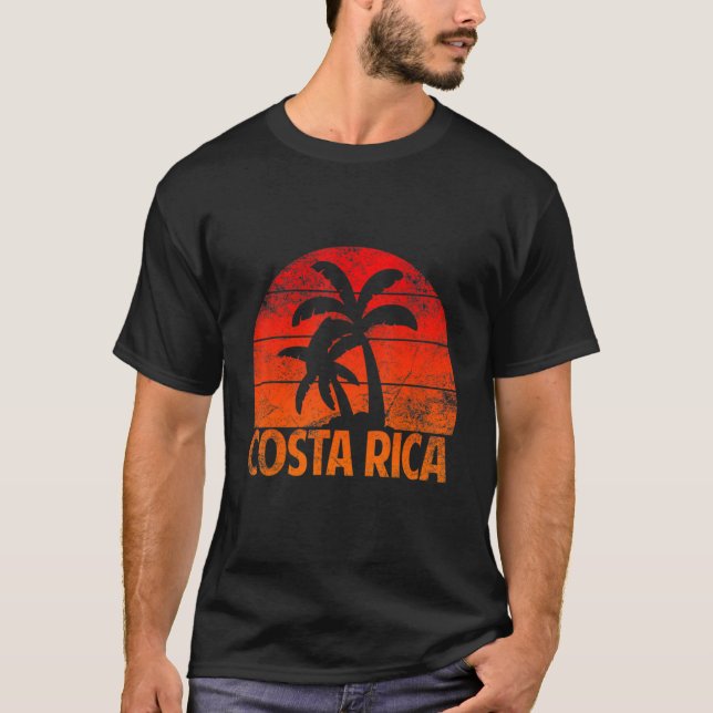 Camiseta Árvore Palm Costa Rica Sunset (Frente)