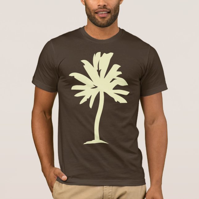 Camiseta Árvore Palm - Creme (Frente)