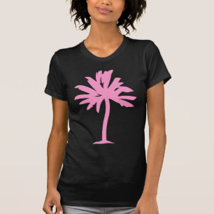 Camiseta Árvore Palm - Rosa