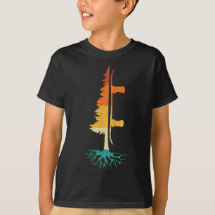 Camiseta Árvore pinheiro de snowboard - Win Snowboard Snowb