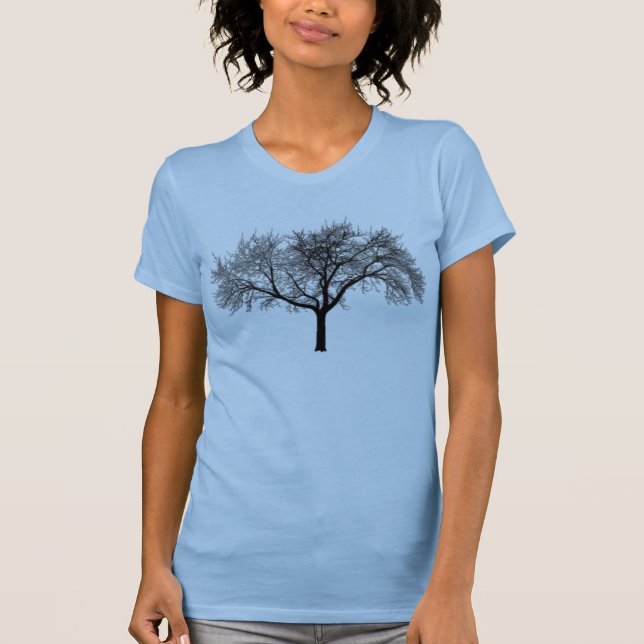 Camiseta Árvore preta (Frente)
