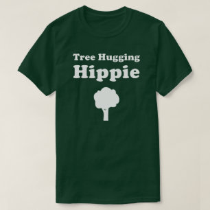 Camiseta Árvore que abraça o t-shirt do Hippie