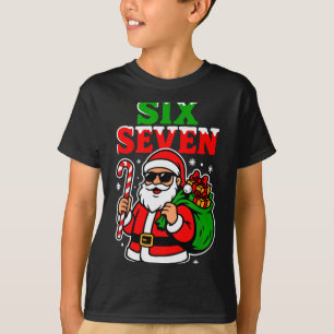 Camiseta Árvore Seis Sete Divertido Natal 6 7 Frio Férias R