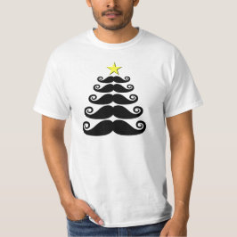 Camiseta árvore Stache-mas